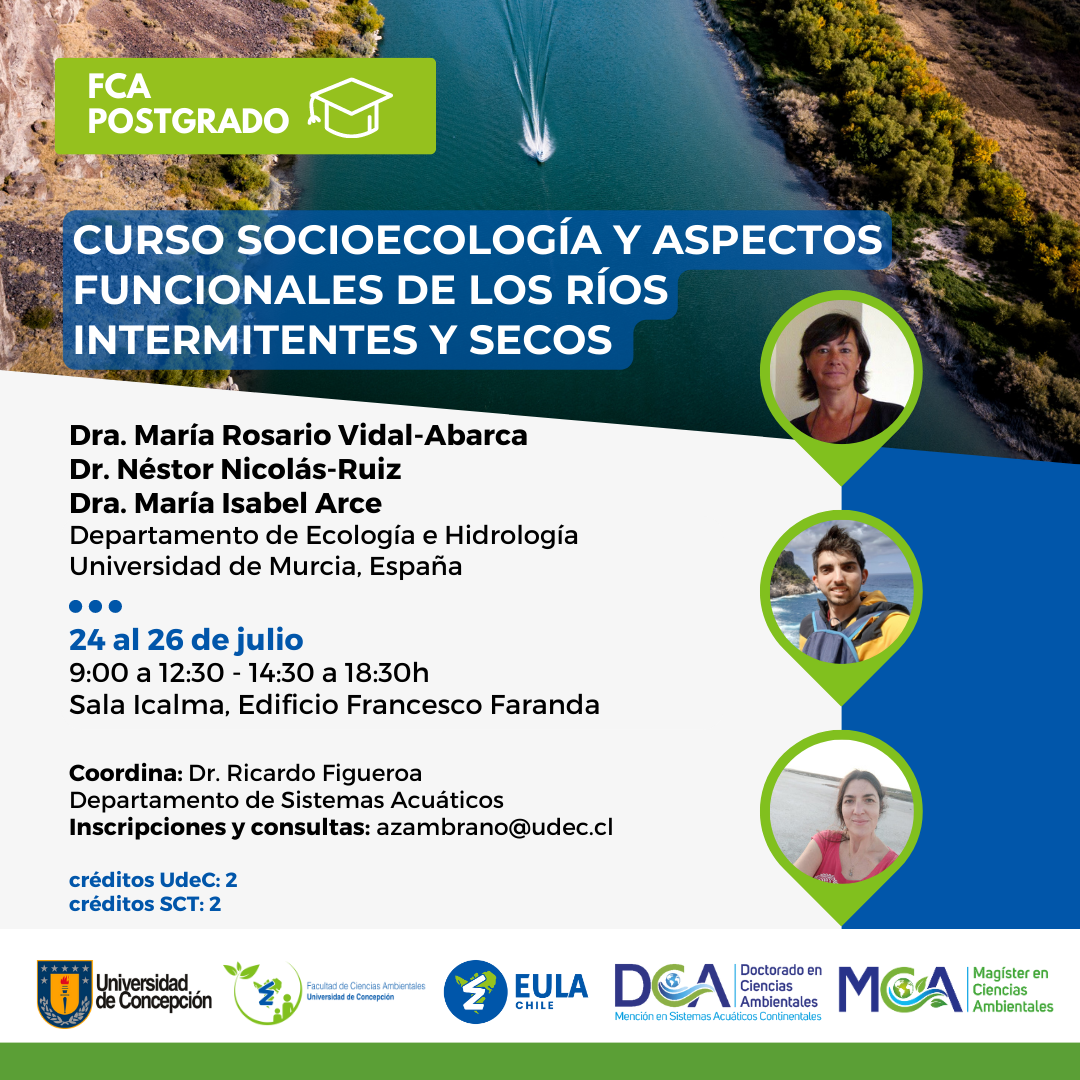 Curso "Socioecología y aspectos funcionales de los ríos intermitentes y secos"